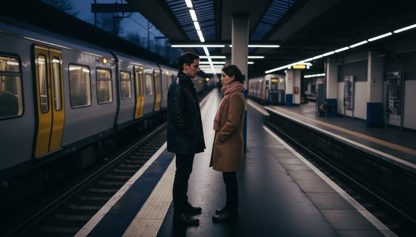 Between the trains